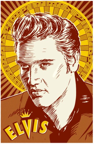 Постер Элвис Пресли King