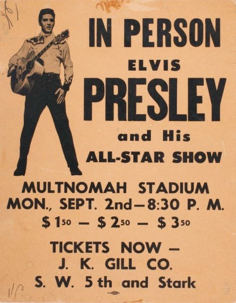 Элвис Пресли надпись