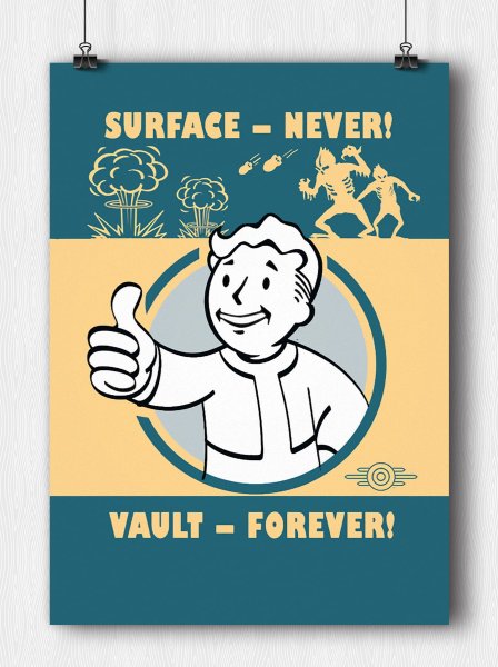 Fallout New Vegas плакаты