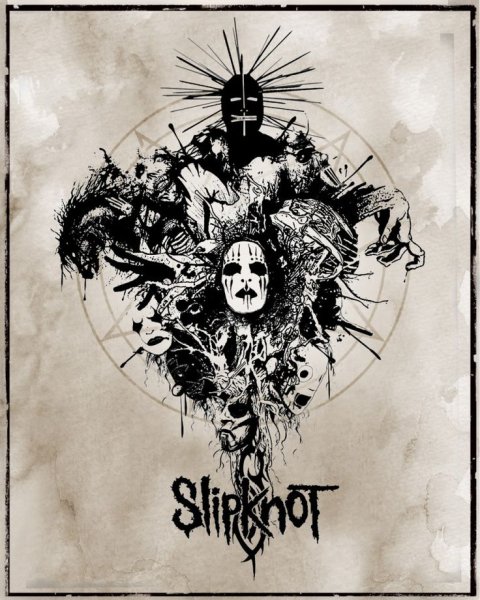 Слипкнот группа Постер