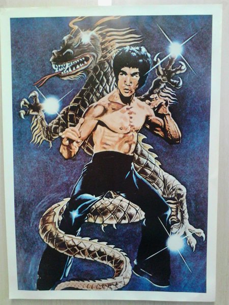 Постер Брюс ли из 90-х