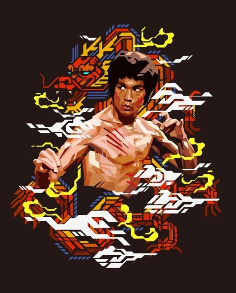 Bruce Lee Постер