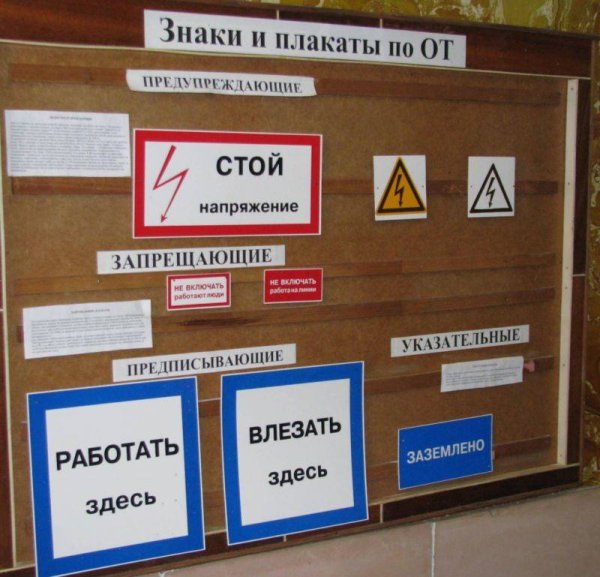 Указательные плакаты