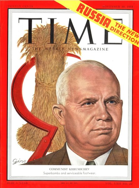 Журнал time Хрущев