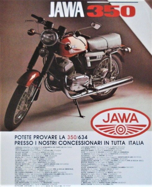 Ява 634 плакат