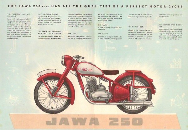 Рекламный буклет Ява-350