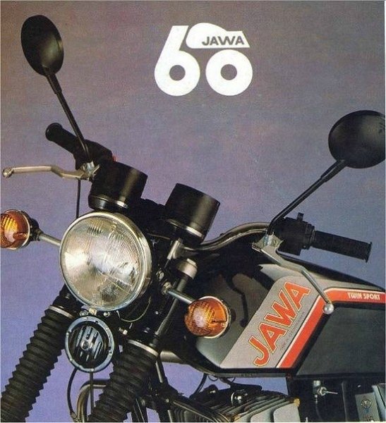 Плакат мотоцикл Ява 638