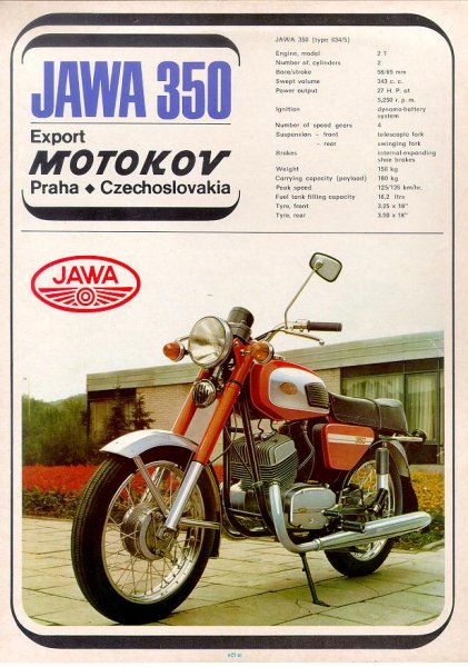 Jawa 350 реклама