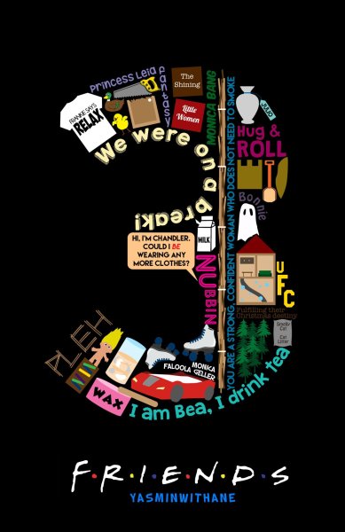 Постер кенгуру боксер в сериале друзья