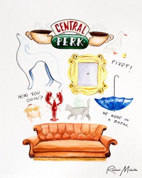 Постеры из сериала друзья