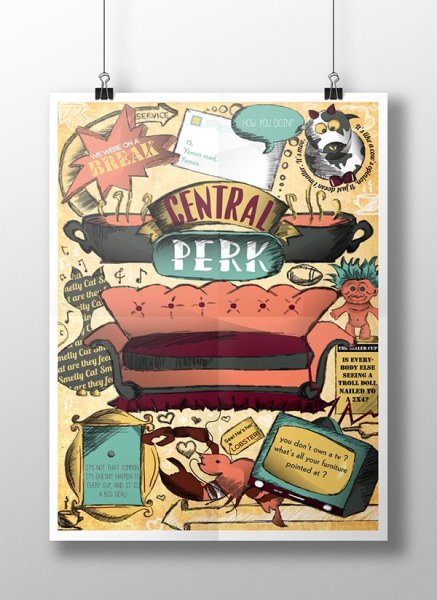 Постеры из друзей