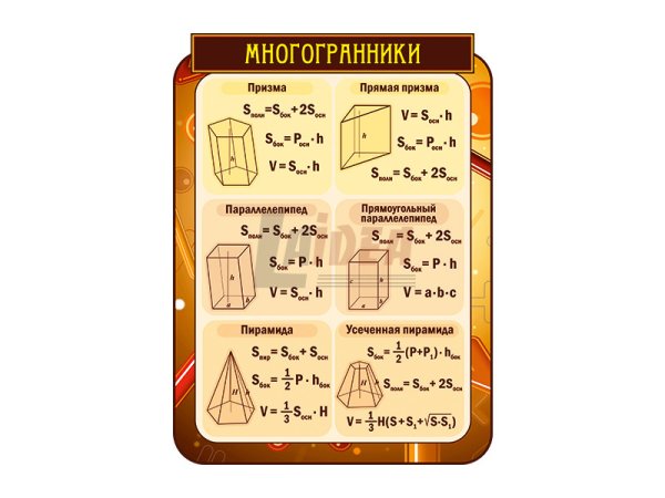 Стенд Великие математики