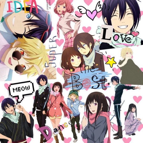 Ято Бездомный Бог коллаж