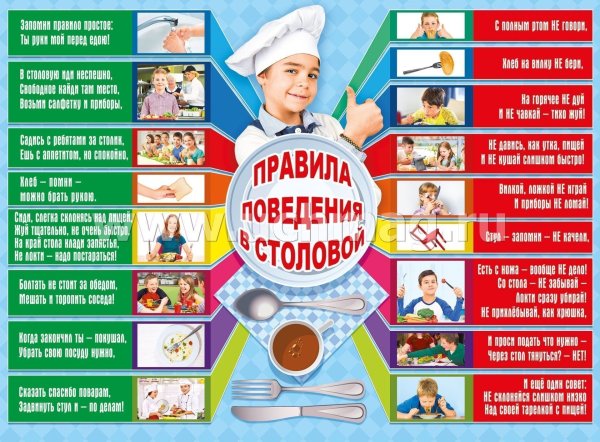 Плакаты в столовую