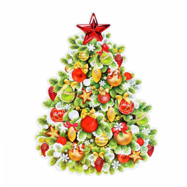 Плакат вырубной "елочка"