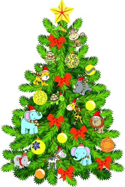 Плакат вырубной "елочка"