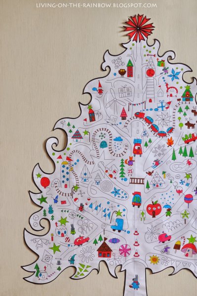 Новогодний плакат елочка