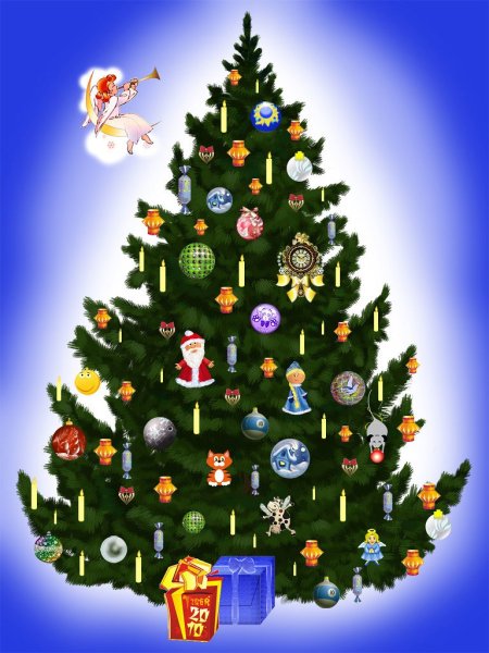 Стенгазета Новогодняя елка