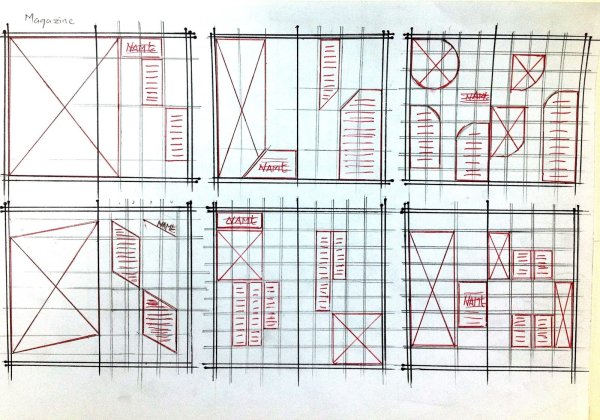 Дизайнерская модульная сетка