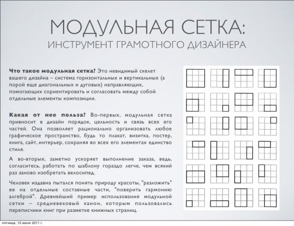 Модульные сетки Мюллер Брокман