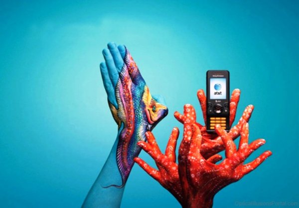 Яркая креативная реклама