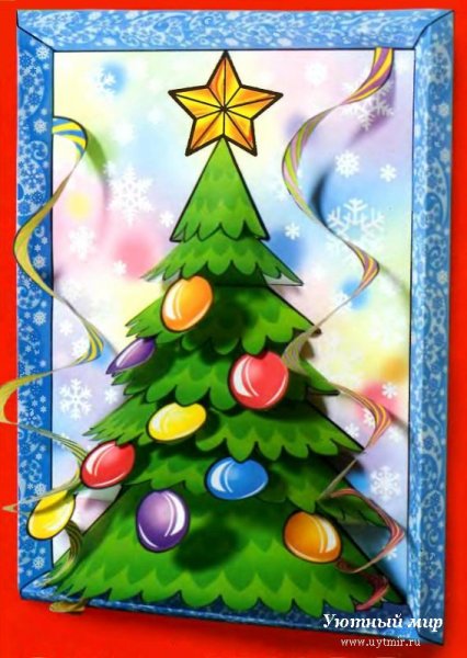 Аппликация. Новый год