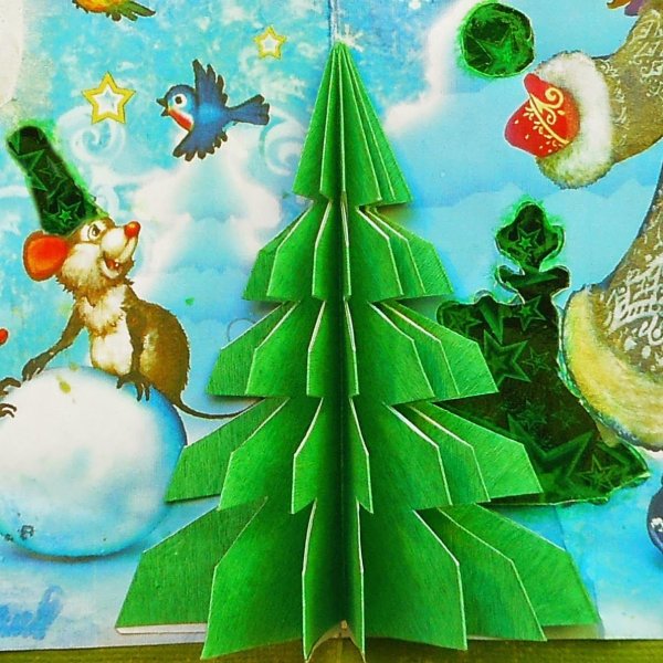 Аппликация елочка