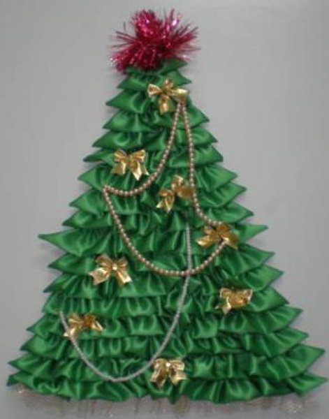 Коллективная поделка елка