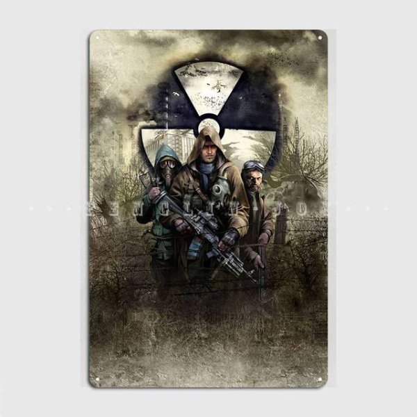 Плакат сталкер чистое небо