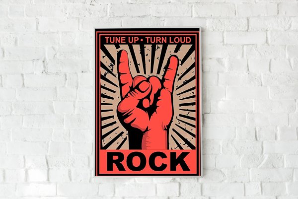 Постеры рок групп