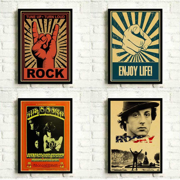 Рок плакаты на стену