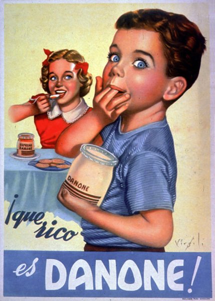 Первые рекламные плакаты