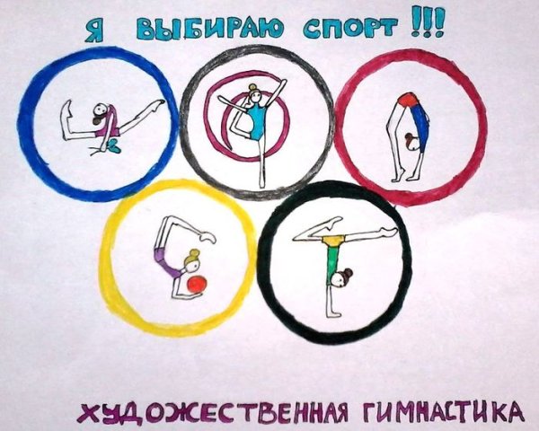 Мы выбираем спорт рисунки