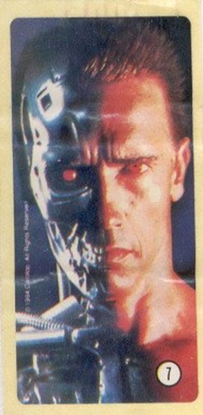 Коллекция наклеек Терминатор 2