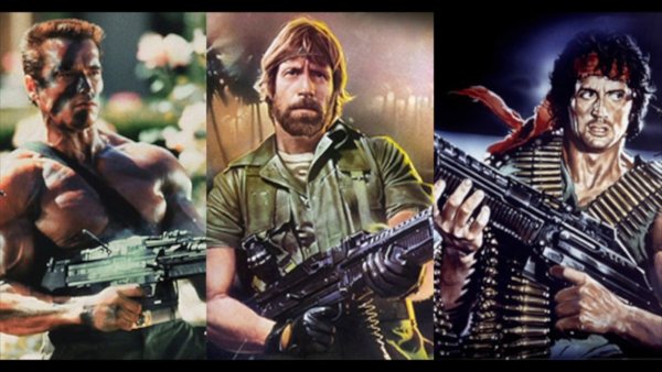 Постер Арнольда Шварценеггера из 90