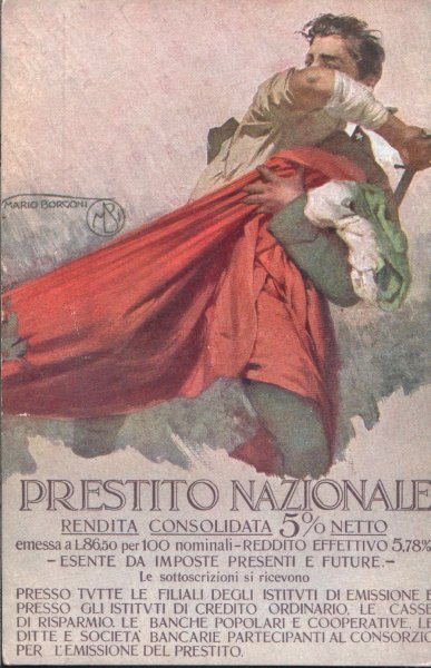 Итальянский плакат credito italiano