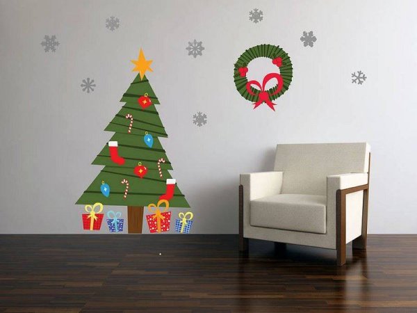 Гигантская раскраска елка