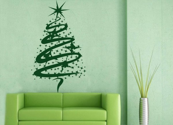 Стильная елочка для постера