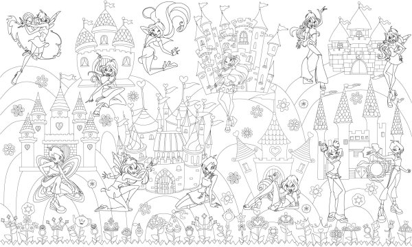 Раскраска обои