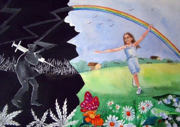 Рисунок на тему мир без войны