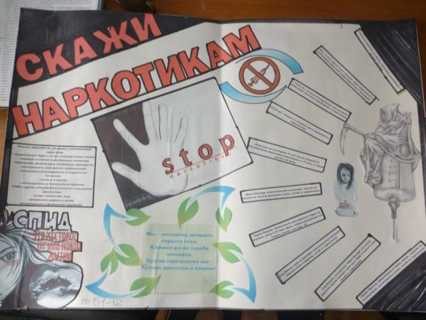 Плакаты по наркомании