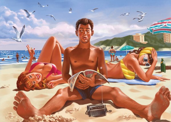 Советский пин ап Валерий Барыкин