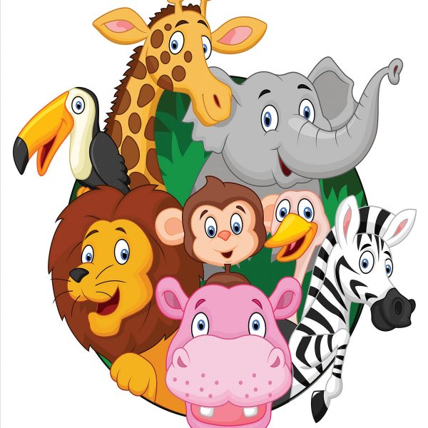 Надпись зоопарк для детского сада