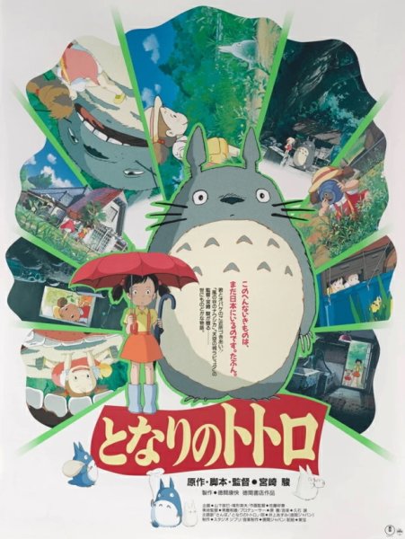 Хаяо Миядзаки мой сосед Тоторо Постер
