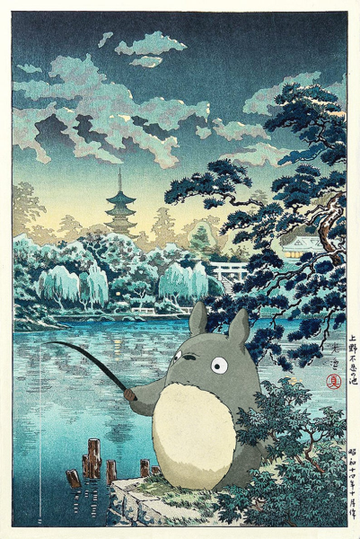 Тоторо сзади