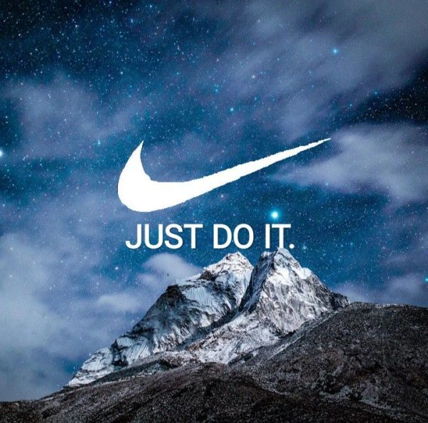 Плакат найк just do it