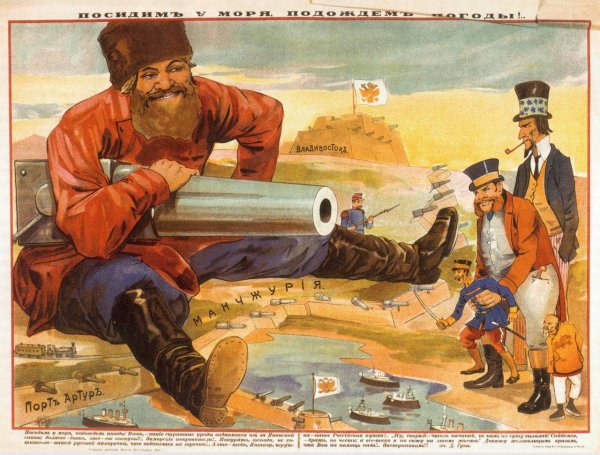 Плакаты русско-японской войны 1904-1905