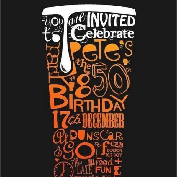 Шрифтовой плакат