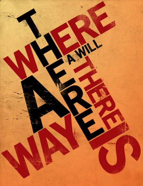 Шрифтовая композиция плакат