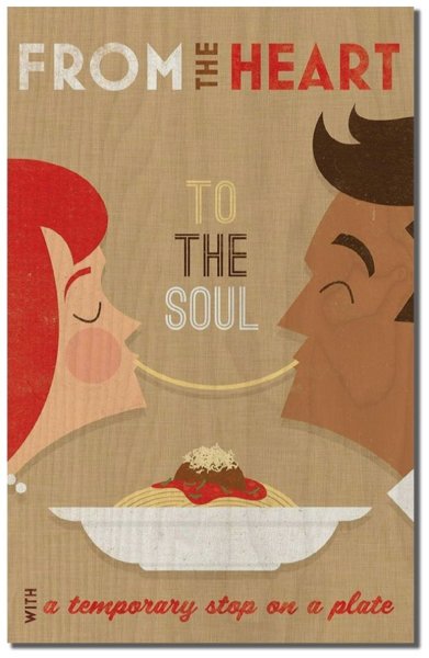 Рекламный плакат ресторана